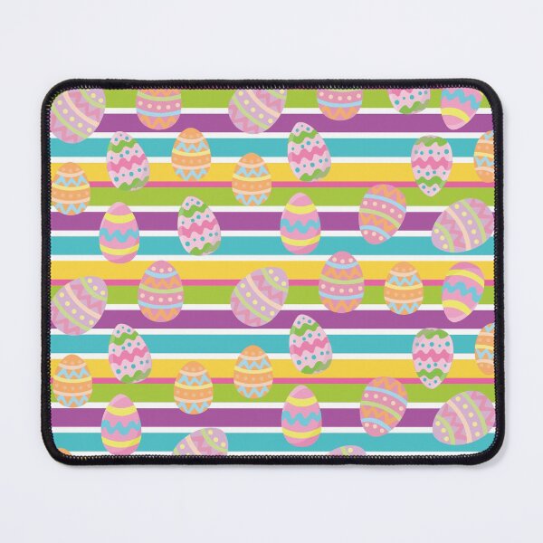 Item preview, Easter Stripes Egg Pattern designed and sold by dreamofdenim.