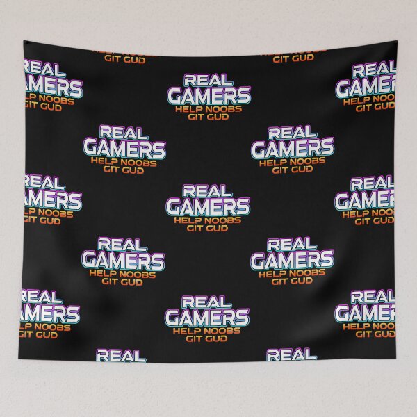 Item preview, Real Gamers Help Noobs  designed and sold by KadisCorrion89.