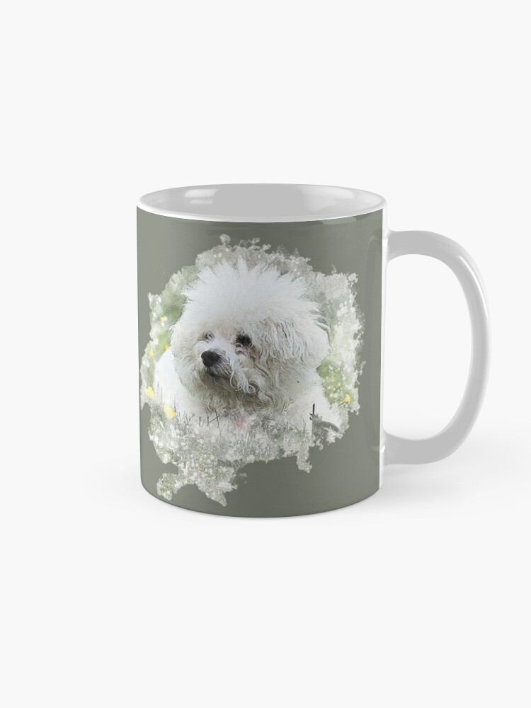 Bichon Frise Tea Bag Holder Dog Lovers Gifts Cup Decor Mug Decor