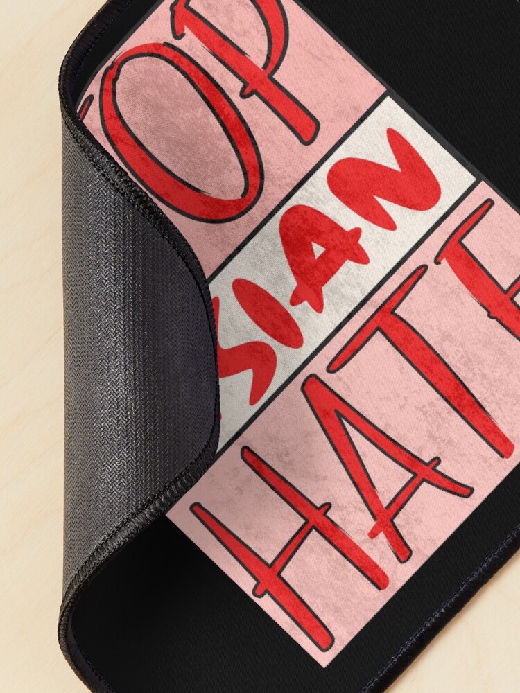 Alternate view of Asian Support- Stop Asian Hate - Anti Asian Racism Awareness Mouse Pad