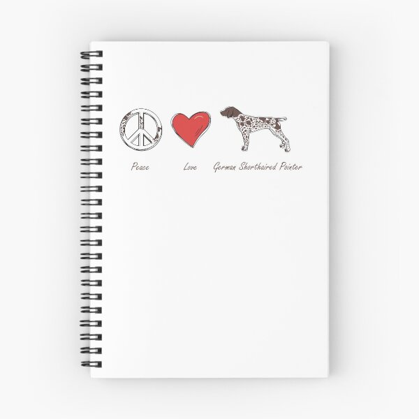 Item preview, German Shorthaired Pointer Dog Peace Love Pet Dog designed and sold by CrissWild.