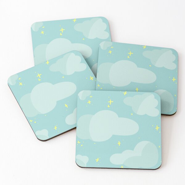 Item preview, cute pastel blue cloud design designed and sold by moonbean-art.