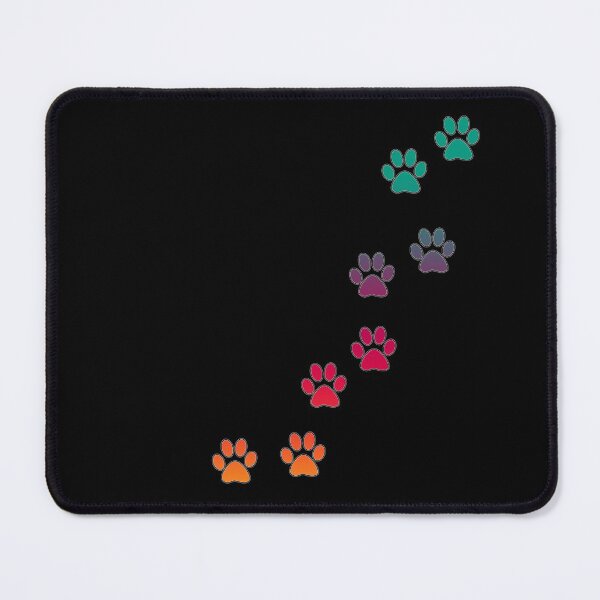 Item preview, Rainbow paws tracks - pets designed and sold by MadandMean.