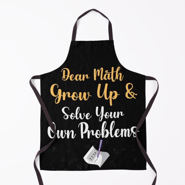 Item preview, Dear Math Grow Up & Solve Your Own Problems designed and sold by amishacreates.