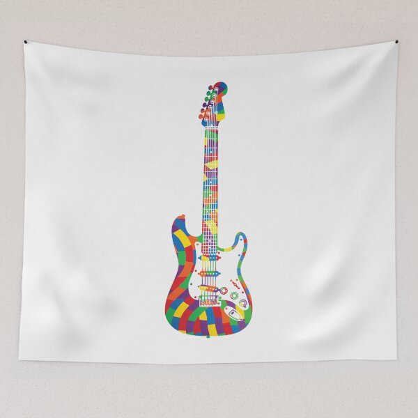 Item preview, S-Style Electric Guitar Colorful Texture designed and sold by nightsworthy.