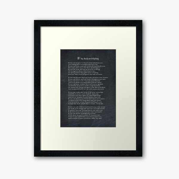 Item preview, If By Rudyard Kipling II designed and sold by HHPhotographyFL.