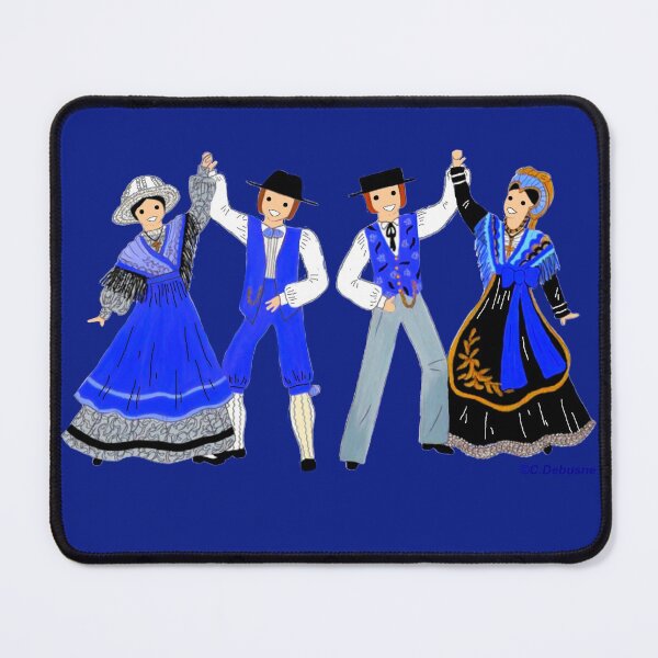 Item preview, Costumes from SAVOIE, France. Color background designed and sold by Catherine Debusne.