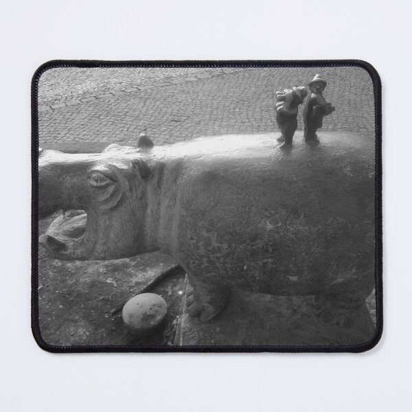 Item preview, Hippo Hunters Water Fountain, Friedrichshain, Berlin designed and sold by CloneDigitalArt.