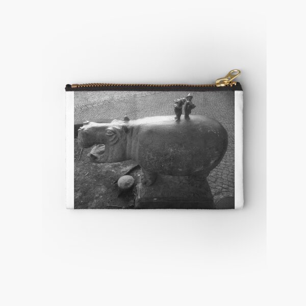 Item preview, Hippo Hunters Water Fountain, Friedrichshain, Berlin designed and sold by CloneDigitalArt.