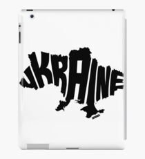 Ukraine Black iPad Case/Skin