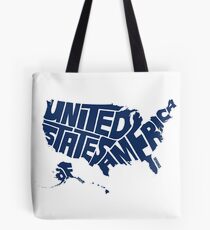 USA Blue Tote Bag