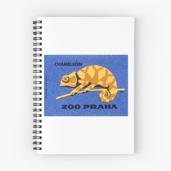 Item preview, Prague Zoo Chameleon Matchbox Label designed and sold by retrographics.