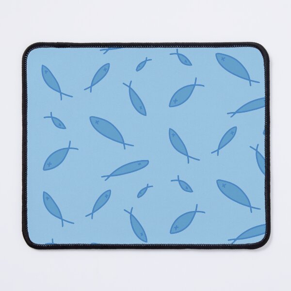 Item preview, cute blue fish design designed and sold by moonbean-art.