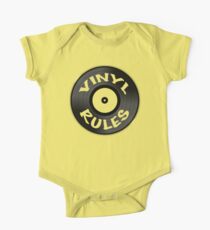 Vinyl Rules Baby Body Kurzarm