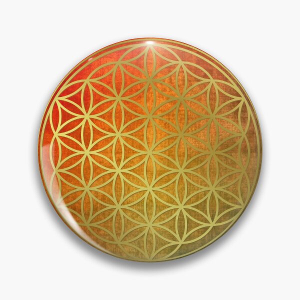 Artikelvorschau, Heilige Geometrie Goldene Blume des Lebens entworfen und verkauft von Bluepress.