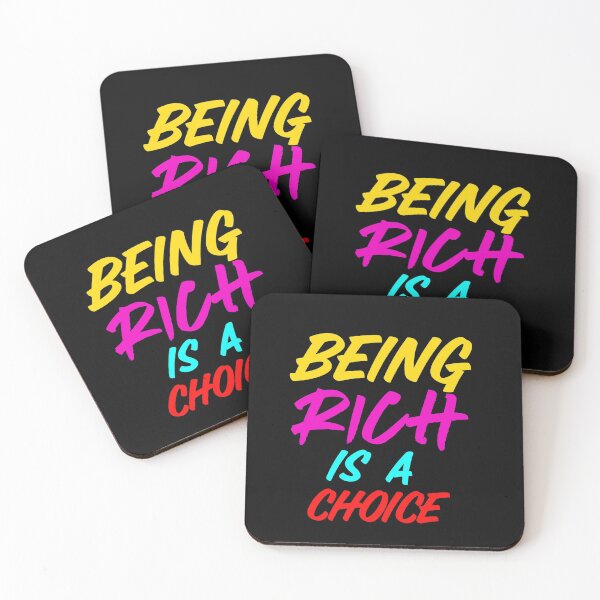 Item preview, Being Rich is a Choice designed and sold by Fine Art California.