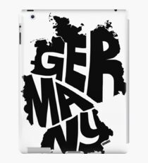 Germany Black iPad Case/Skin