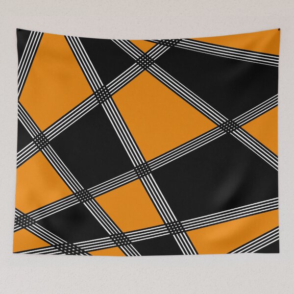 Item preview, Abstract pattern - black and orange. designed and sold by K.S ART.