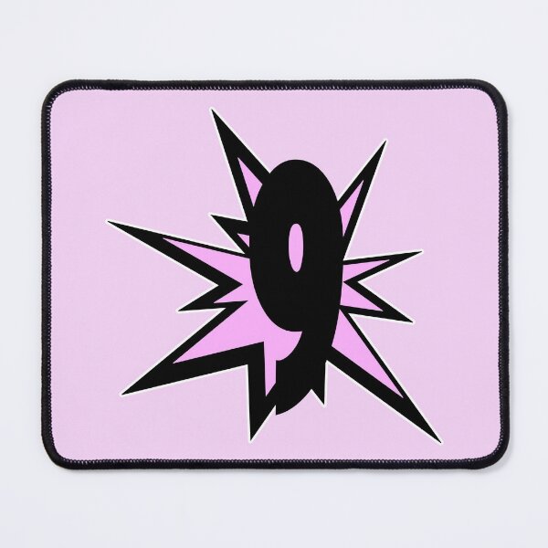 Item preview, Number nine number 9 as a comic cartoon digits - lucky numbers designed and sold by MadandMean.