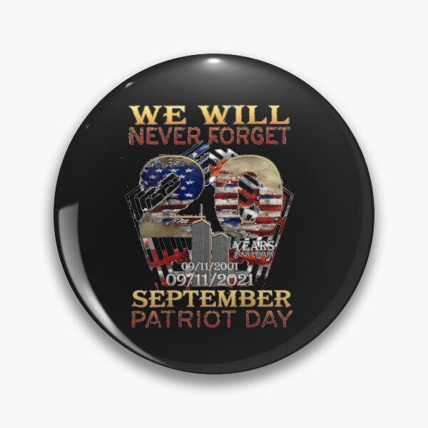 Item preview, Never Forget Day Memorial 20th Anniversary 911 Patriotic T-Shirt designed and sold by Focus-Maloca.