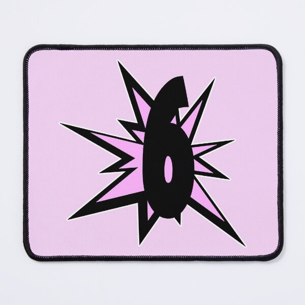 Item preview, Number Six Number 6 as Comic Cartoon Digits - Numbers designed and sold by MadandMean.
