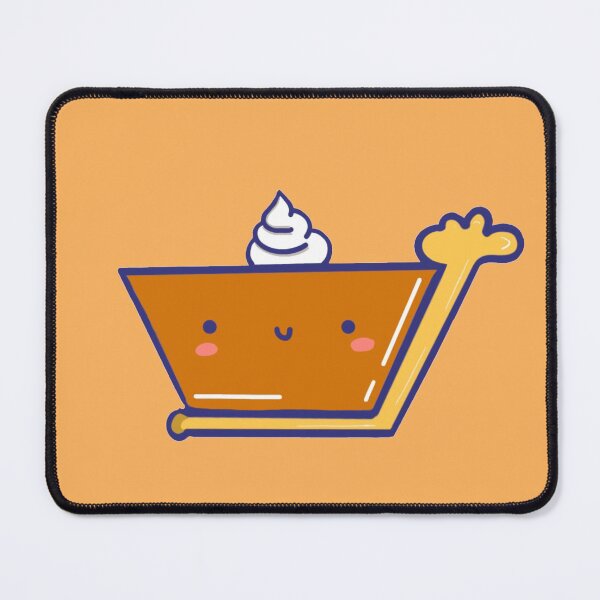 Item preview, Kawaii baked falls comfort food thanksgiving Pumpkin spice pie sticker designed and sold by Marie-c-doodles.