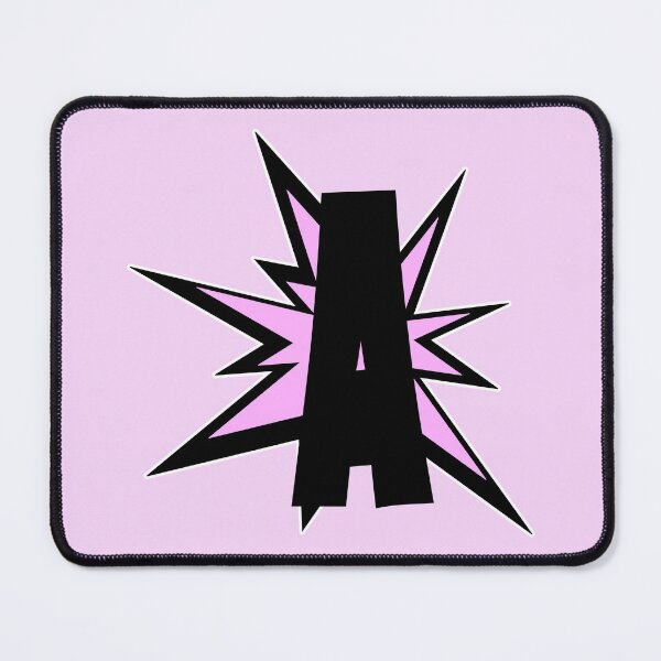 Item preview, A letter as comic cartoon alphabet monogram - initials designed and sold by MadandMean.
