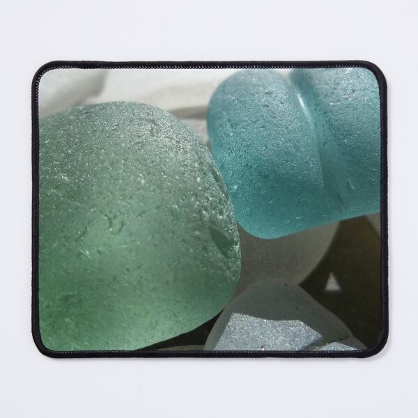 Item preview, Sea Foam Green and Turquoise Sea Glass Kissing designed and sold by Beachy.