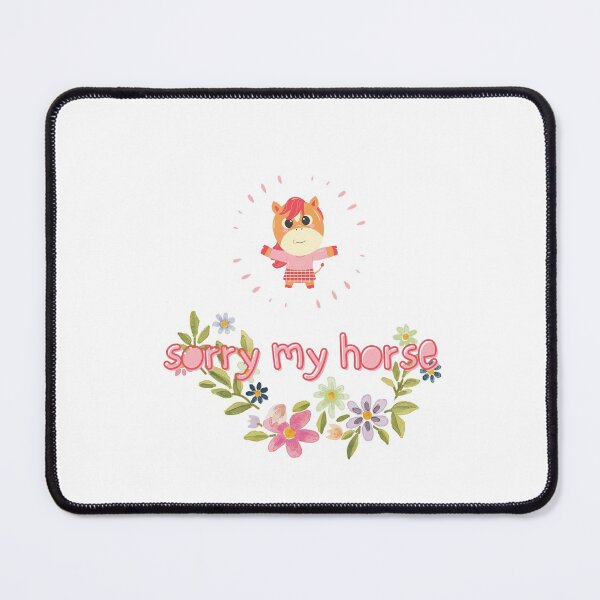 Item preview, Sorry my Horse, cute Horse white flower designed and sold by Gradient hearts Boutique.