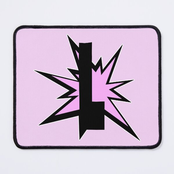Item preview, Letter comic art with monogram L initials - alphabet designed and sold by MadandMean.