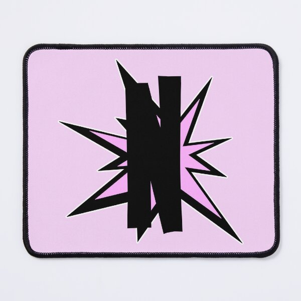 Item preview, Pink letter N - alphabet monogram designed and sold by MadandMean.