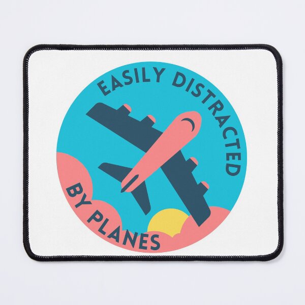 Item preview, Easily distracted by planes - for airplane lovers designed and sold by yennyz.