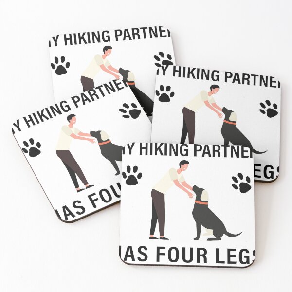 Item preview, my hiking partner has four legs designed and sold by SaadEtta.