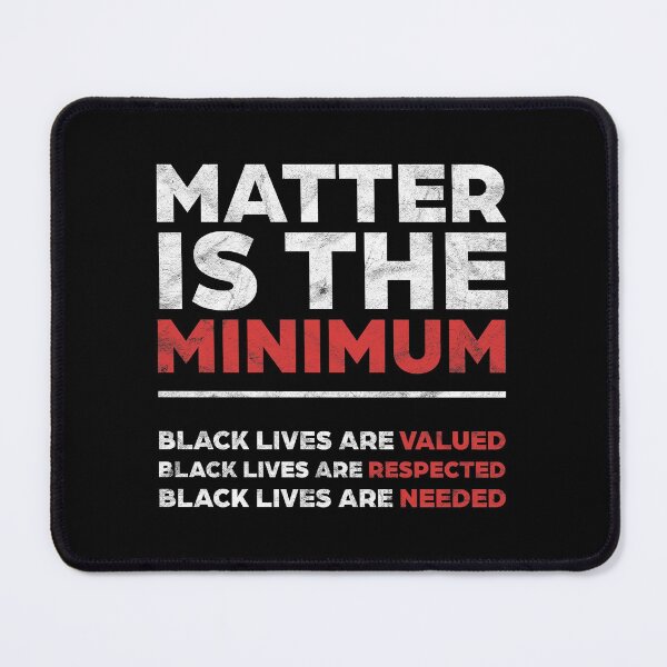 Item preview, Matter Is The Minimum (black distressed design) designed and sold by siggyspatsky.
