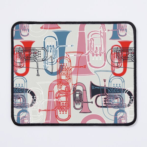 Item preview, Tuba Tastic Repeat Pattern designed and sold by NattyDesigns.