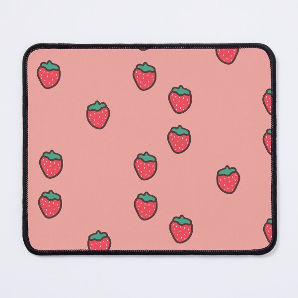 Item preview, cute pastel pink strawberry design designed and sold by moonbean-art.