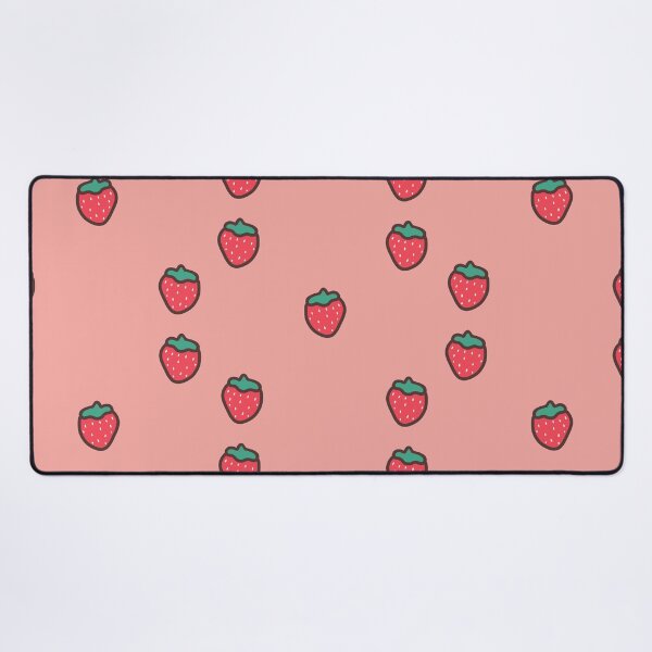 Item preview, cute pastel pink strawberry design designed and sold by moonbean-art.
