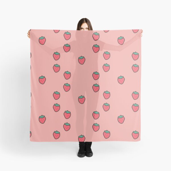 Item preview, cute pastel pink strawberry design designed and sold by moonbean-art.