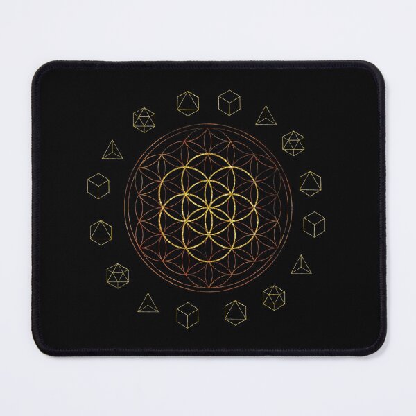 Item preview, Sacred Geometry Flower of Life Platonic designed and sold by Bluepress.