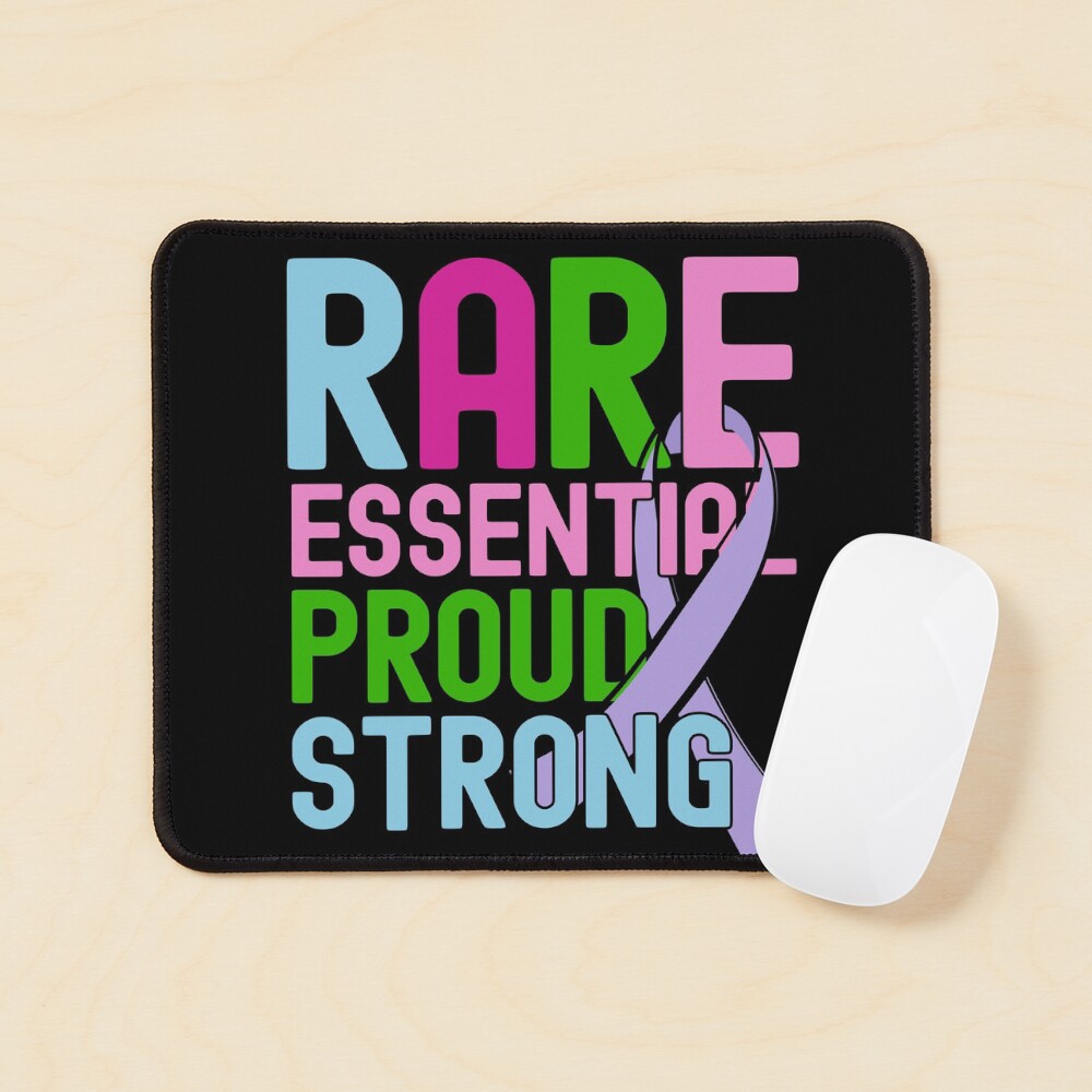 Rare Disease Day Essential Proud Strong People Awareness Mouse Pad