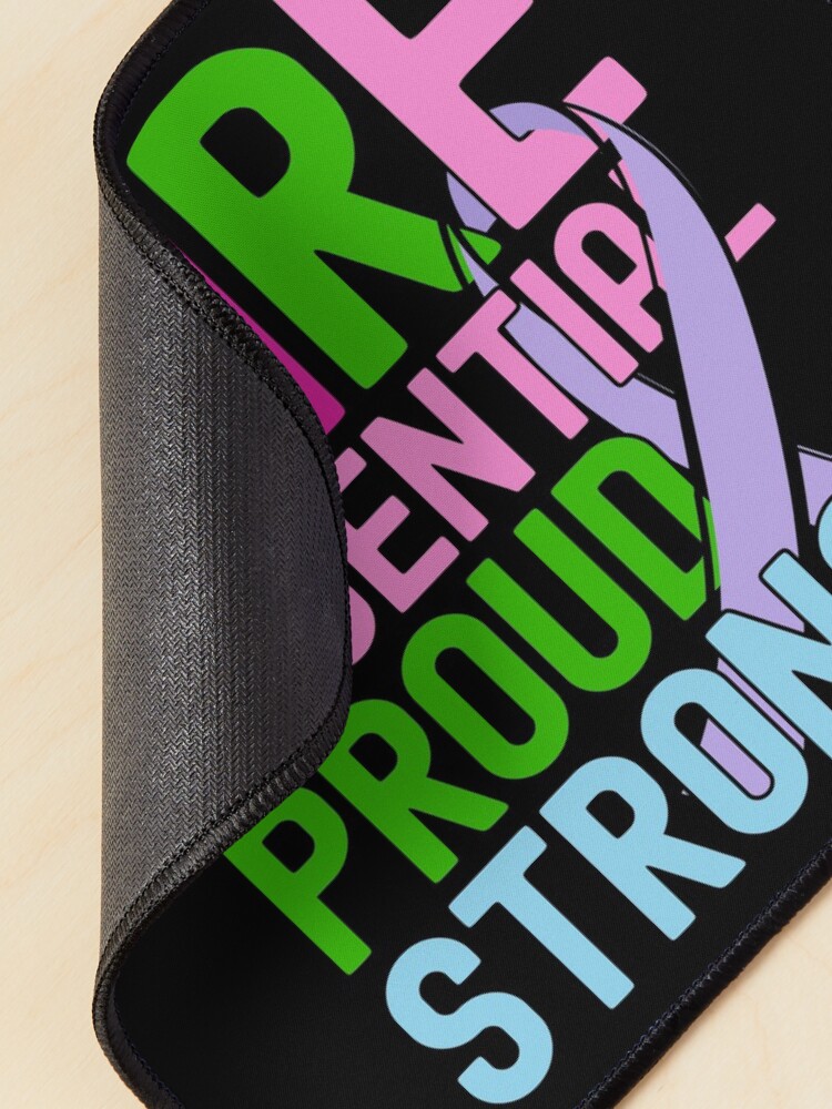 Alternate view of Rare Disease Day Essential Proud Strong People Awareness Mouse Pad