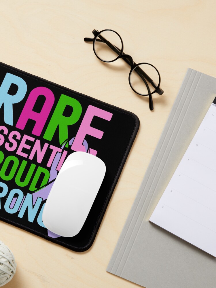 Alternate view of Rare Disease Day Essential Proud Strong People Awareness Mouse Pad