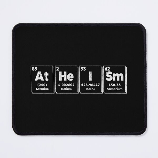 Item preview, Atheism Periodical Table (distressed look) designed and sold by siggyspatsky.