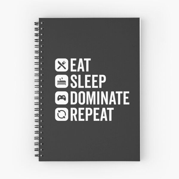 Item preview, Eat, Sleep, Dominate, Repeat designed and sold by MeowsAndMakes.