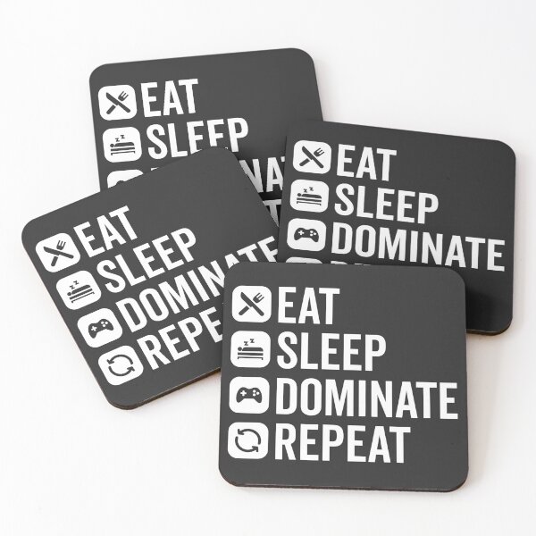 Item preview, Eat, Sleep, Dominate, Repeat designed and sold by MeowsAndMakes.