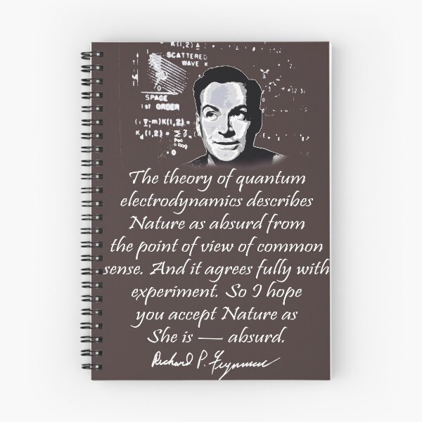 Item preview, Feynman absurd Quote designed and sold by TeeShirtsLive.