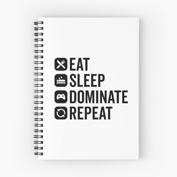 Item preview, Eat, Sleep, Dominate, Repeat designed and sold by MeowsAndMakes.
