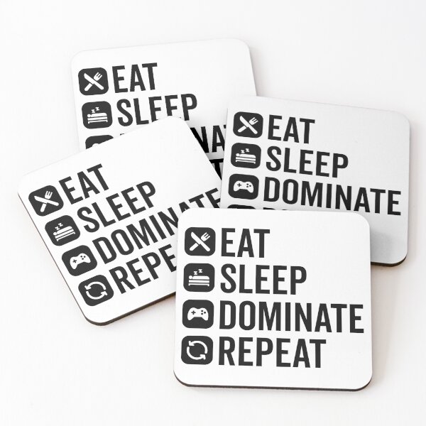 Item preview, Eat, Sleep, Dominate, Repeat designed and sold by MeowsAndMakes.