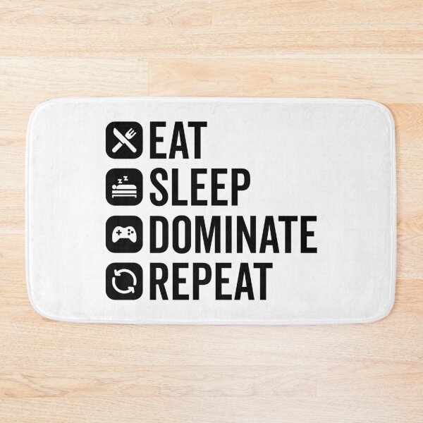 Item preview, Eat, Sleep, Dominate, Repeat designed and sold by MeowsAndMakes.