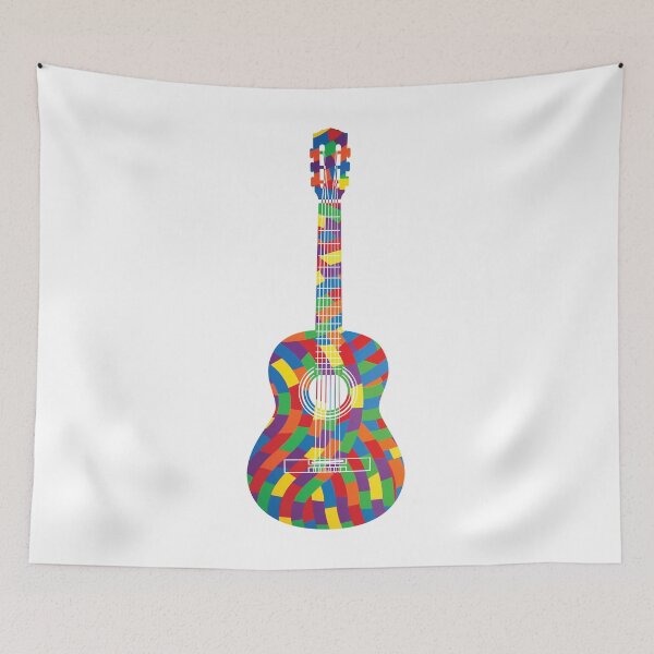 Item preview, Classical Guitar Colorful Texture designed and sold by nightsworthy.